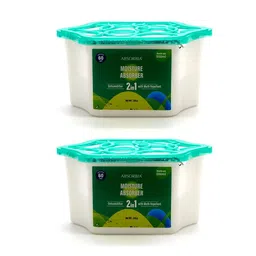 Absorbia Set of 2 Premium Moisture Absorber, 2 in 1 Dehumidifier With Moth Repellent-7