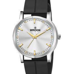 WROGN Men Dial & Textured Straps Analogue Watch HOBWRG0484 image 2