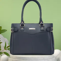 Caprese PU Structured Handheld Bag with Applique-image-2