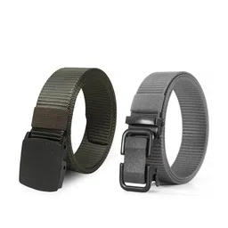 Niddleman Men Pack Of 2 Textured Belt-picture-1