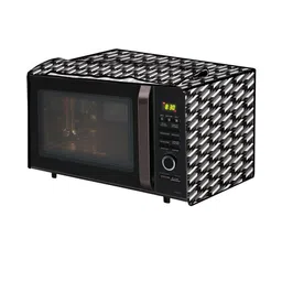 The Furnishing Tree PVC Waterproof Microwave Oven Cover Compatible for 17 L Solo 17PM-MEC2B Symmetr-picture-53