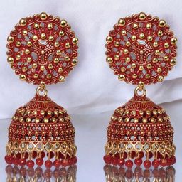 Nilu's Collection Pack Of 4 Contemporary Jhumkas-image-33