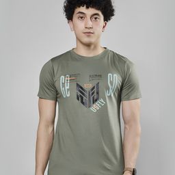 3BROS Men Typography Printed T-shirt-image-91