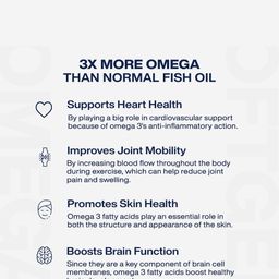 MyFitFuel Triple Strength Omega 3 Fish Oil 1200mg With Vitamins-120 Softgels Capsule image 4