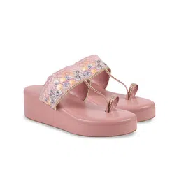 Shoetopia Party Wedge Sandals-33