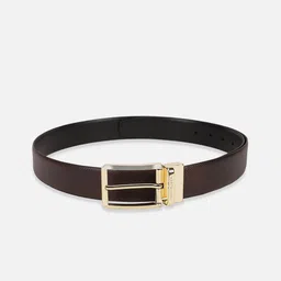 Van Heusen Men Textured Reversible Leather Formal Belt-image-4