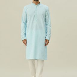 Arihant Rai Sinha Floral Self Design Thread Work Straight Kurta with Churidar-picture-21