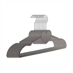 Myntra Elegant Homes 10-Pcs Grey ClothesHangers-88