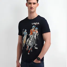 U.S. Polo Assn. Denim Co. Men Brand Logo Printed T-shirt-52