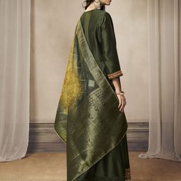 all about you Floral Embroidered Regular Anarkali Kurta with Trousers & Dupatta image 2