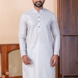 PulseIQ Men Solid Cotton Straight Kurtas-picture-16