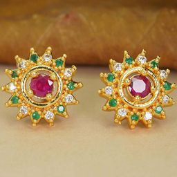 Sangria Women Gold Earrings-image-65