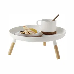 Arhat Organizers White Countertop Pedestal Tray-image-13