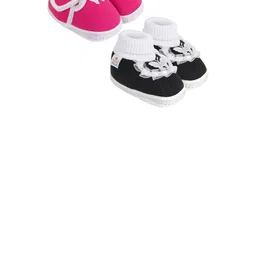 NESKA MODA Newborn 3 To 12 Month Cotton Baby Booty 2 Pair SkinFriendly Soft Frill Butterfly Booties-picture-37