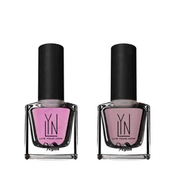 LYN LIVE YOUR NOW Set Of 2 Nail Polish - 8 ml Each - Tickled To Pink & Nude Fantasy-14