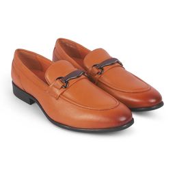 Tresmode Men Leather Loafers-image-95