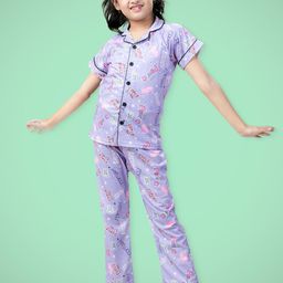 BAESD Girls Printed Night suit-image-32