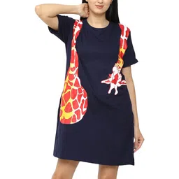 POLLOLOCO Printed Nightdress-image-69