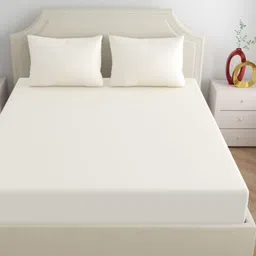 Aura Off White 300 TC King Bedsheet Set1.52 m x 2.28 m-image-14