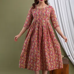 MURLI KURTI Women Printed Anarkali Kurta-image-100