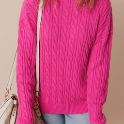 StyleCast Women Cable Knit Pullover Sweaters-image-68