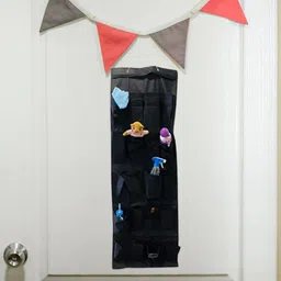 Go Hooked 20 Pockets Organizer Door Hangers | Jumbo 20-Pocket Multi Utility Organizer for Maximum Storage Space Saving Versatile Durable Multi Purpose (Blue) image 2