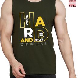 WOOSTRO Men Pack Of 2 Typography Printed Round Neck Cotton Slim Fit T-shirts-image-95
