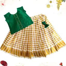STANWELLS KIDS Girls Ready to Wear Lehenga &-53
