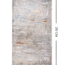 Sapana Carpet-Mats Cream-Coloured Abstract No Shredding Polyester Carpet image 3