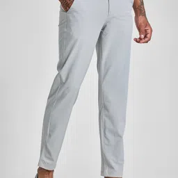 Snitch Men Smart Slim Fit Formal Trousers-image-45