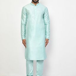 Arihant Rai Sinha Men Regular Pure Silk Kurta with Churidar-image-87