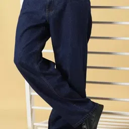 Playfeel Men Baggy Mid-Rise Jeans-picture-12