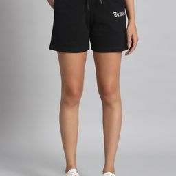 GRIFFEL Women High-Rise Shorts-image-40