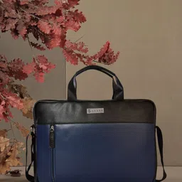 Cross Unisex Colourblocked Leather Laptop Bag-30