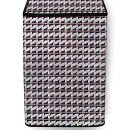 The Furnishing Tree Washing Machine Cover Symmetric Pattern Grey Base Compatible for Whirlpool 6.5-79