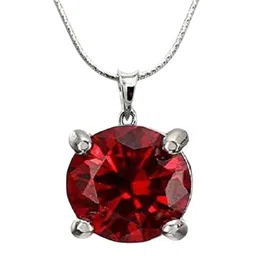 GenZcomplex Unisex Silver-Plated Circular Pendant-23
