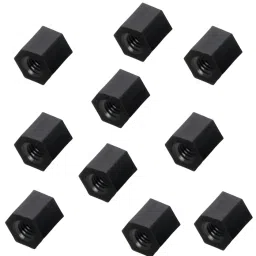 M3*5MM Black Nylon Double Pass Hexagonal Column Isolation Column (Pack of 10)-20
