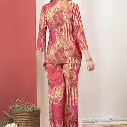 Anouk Printed  Top With Palazoo Co-Ords image 5