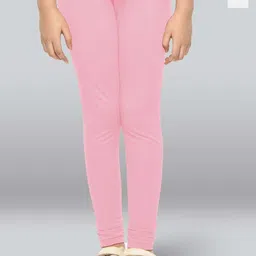 LYRA Girls Pack Of 2 Cotton Ankle-Length Leggings-image-42