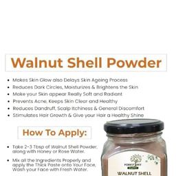 FORESTREE Pure & Natural Walnut Shell Powder - 100 g image 2