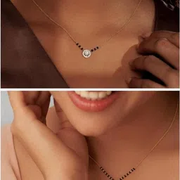 Anouk Pack of 2 Gold-Plated Brass Mangalsutra-20