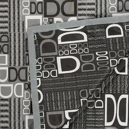 Kuber Industries Grey Square D Printed Oil & WaterproofBoth Sided Bed Server Food Mat image 5