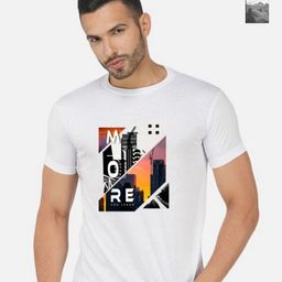 GLOBAL NOMAD Men 2 Printed Bio Finish Applique T-shirt-image-77