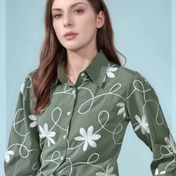 Sangria Embroidered Shirt Style Top-picture-32