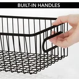 Go Hooked Black Set of 3 Regular Multi-Utility Organisers image 4