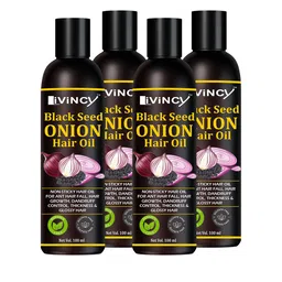 LIVINCY Set Of 4 Black Seed Onion Hair Oil - 100 ml Each-17
