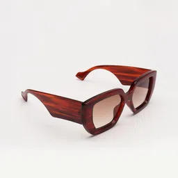 PELLE LUXUR Unisex Rectangle Sunglasses with UV Protected Lens PL25GS63-image-51