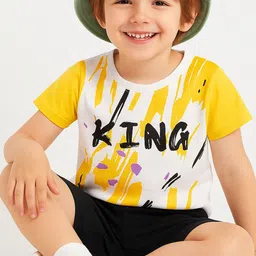 BAESD Unisex Kids Printed T-shirt with Shorts-7