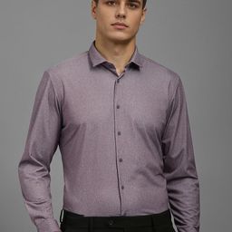 Louis Philippe Sport Men Super Slim Fit Cotton Textured Formal Shirt-image-27