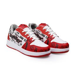 Woakers Men Printed Round Toe Lace-Ups Sneakers-image-47